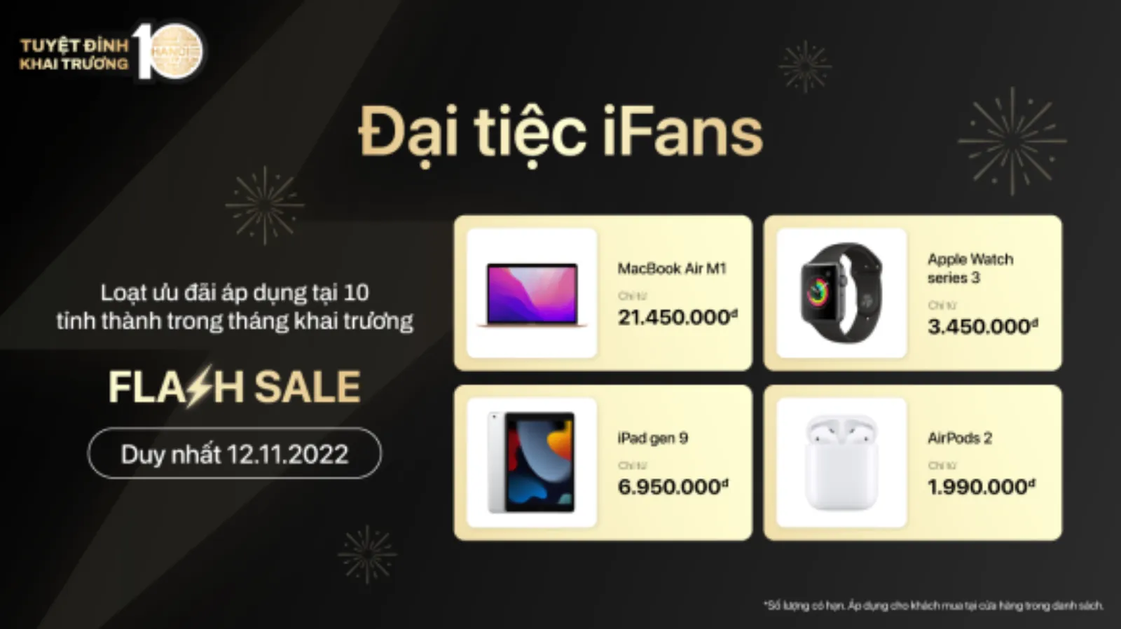 Hình ảnh cho danh mục Chiều lòng iFans cả nước với đồ Apple giảm tới 55%