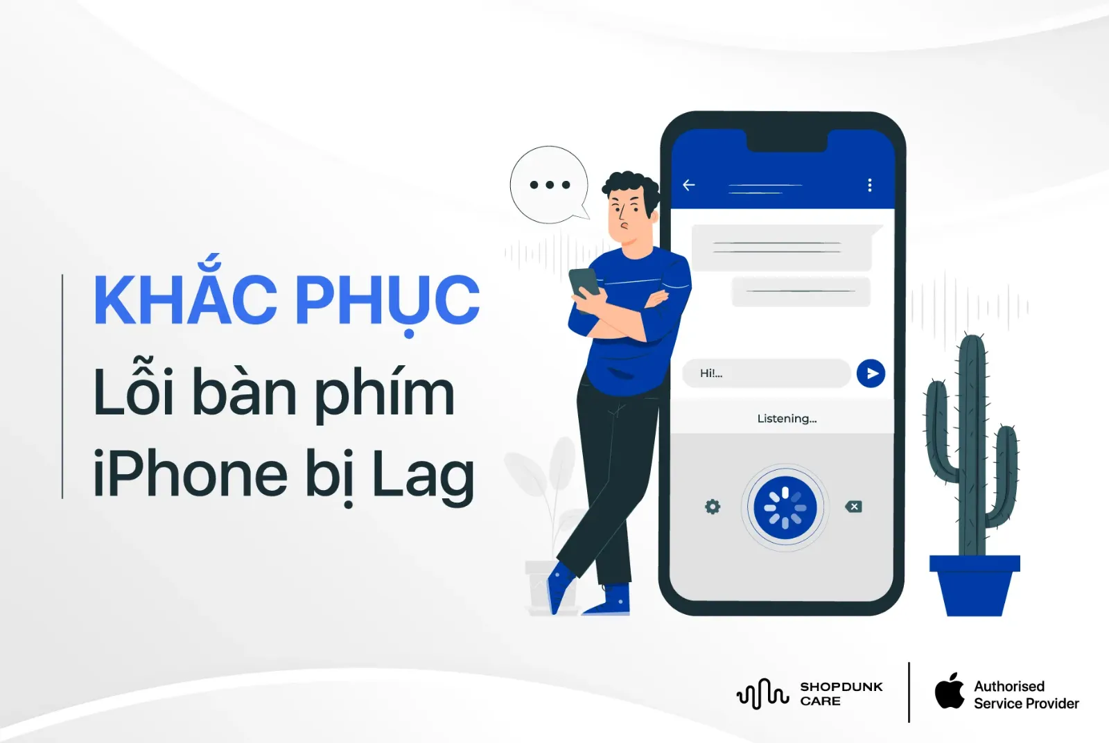 Hình ảnh cho danh mục Nguyên nhân bàn phím iPhone bị lag và cách khắc phục