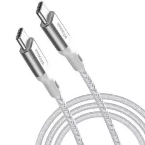 Ảnh của Cáp Innostyle PowerFlex USB-C to USB-C 1.5M 60W Silver (ICC150ALSLV)