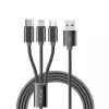 Ảnh của  Cáp 3 in1 Type C / Lightning / Micro Rock