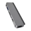 Ảnh của  Cổng chuyển chuyên dụng Hyperdrive 6 in 1 HDMI 4K/60Hz USB-C Hub Grey (HD319B-GRAY)