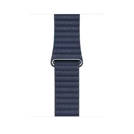 Ảnh của  Dây đeo Watch 44mm Diver Blue Leather Loop - Medium - Chính hãng Apple