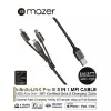 Picture of Mazer 3in1 USB to Lightning / Micro /USB-C 1.0M/3.1A Fast Charging Cable-Black
