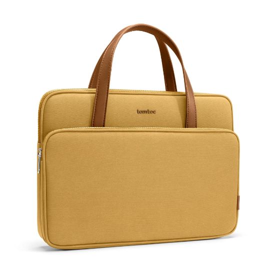 Ảnh của Túi CS TOMTOC (USA) BRIEFCASE PREMIUM FOR MACBOOK 13”/14”, ULTRABOOK 13″