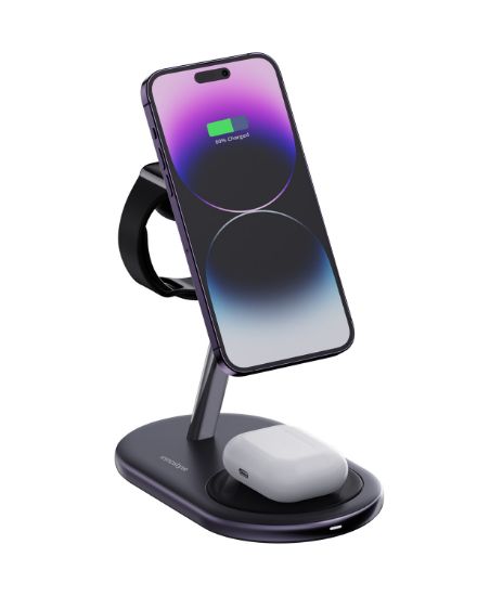 Ảnh của ĐẾ SẠC INNOSTYLE MAGSTATION 3-IN-1 FOR IPHONE , APPLE WATCH , AIRPODS