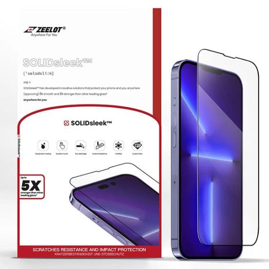 Ảnh của Cường lực Zeelot Apple iPhone Soildsleek - Trong suốt