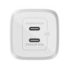 Ảnh của Củ sạc Belkin 65W, 2 cổng USB-C, PD 3.0 PPS GaN, Trắng