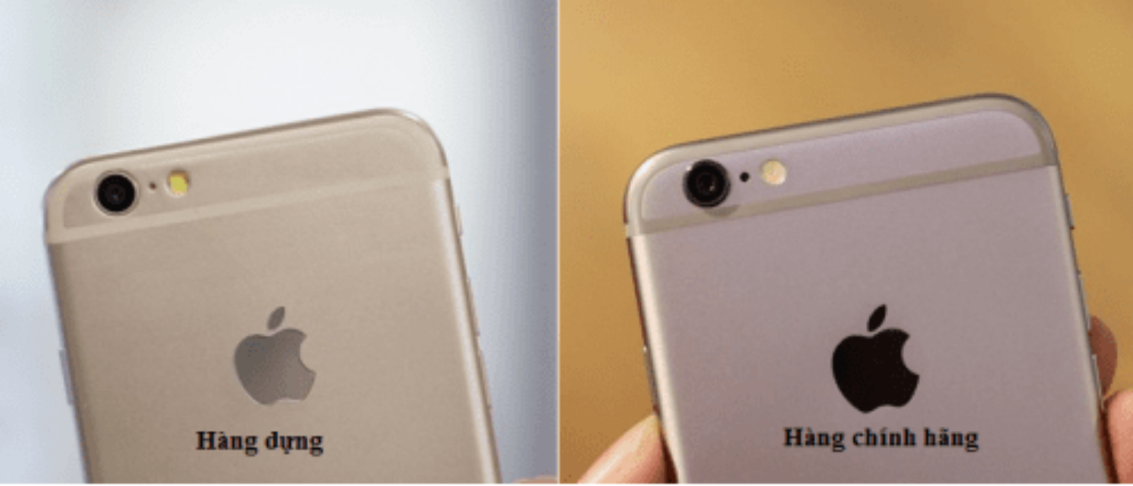Hình ảnh cho danh mục Hướng dẫn phân biệt iPhone 6s Plus hàng dựng và hàng zin
