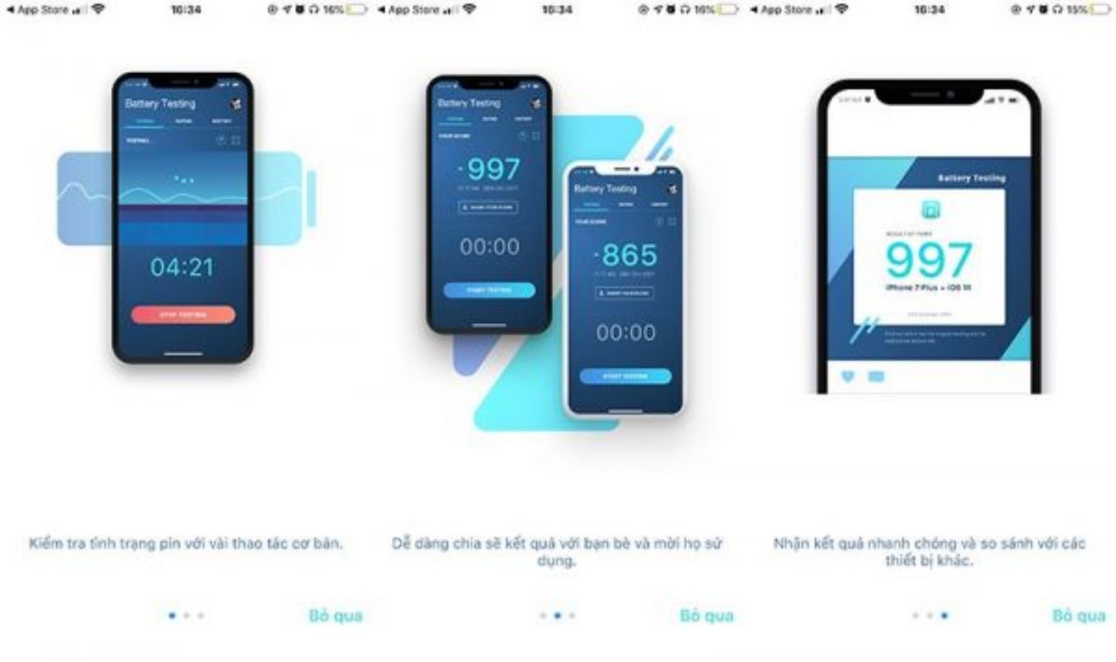 Hình ảnh cho danh mục Cách đo pin chuẩn cho các thiết bị iOS bằng ứng dụng Battery Testing