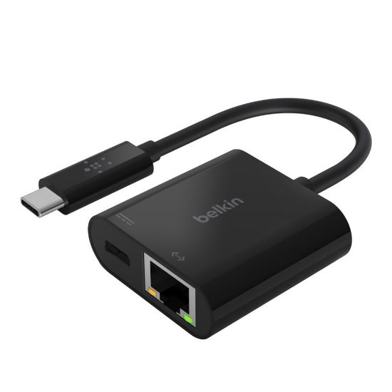 Ảnh của Cổng chuyển Belkin USB-C sang  GIGABIT ETHERNET, PD 60W, Đen