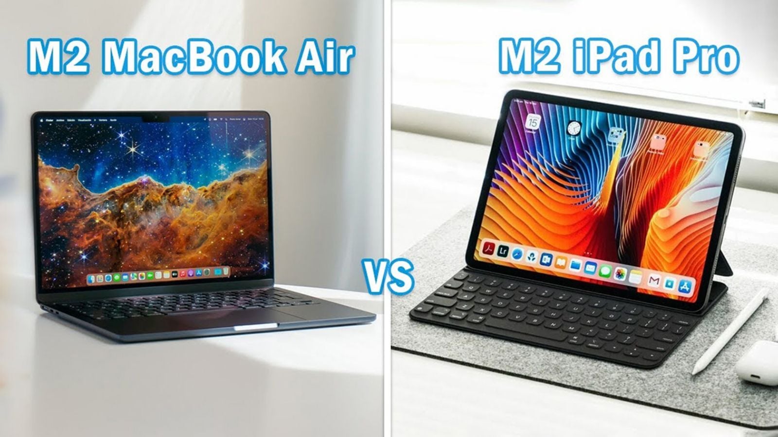 Hình ảnh cho danh mục MacBook Air M2 vs iPad Pro M2: Nên mua loại nào?