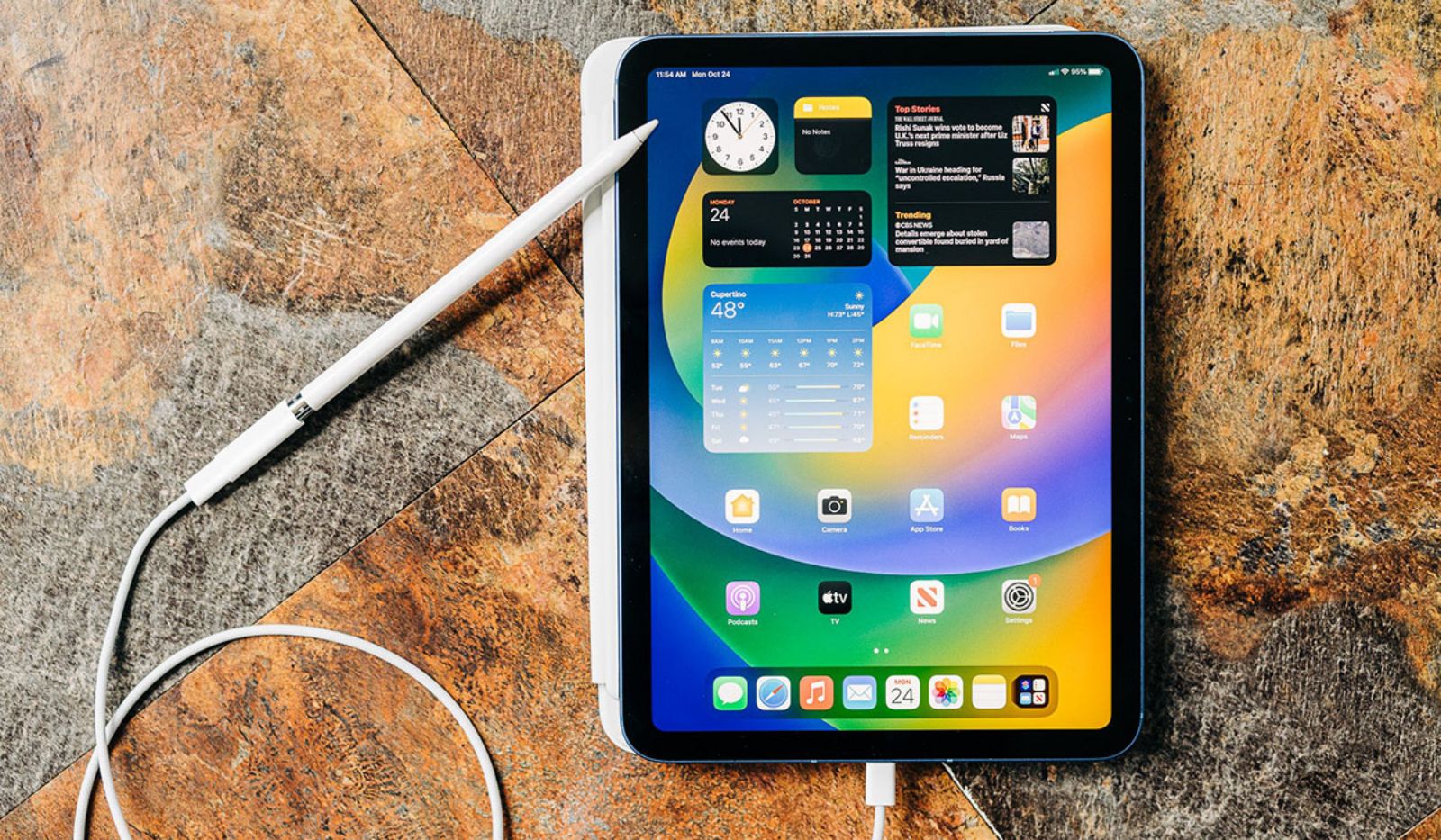 Hình ảnh cho danh mục iPad Gen 10 dùng Apple Pencil 1, không dùng được Pencil 2