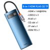 Ảnh của Cổng chuyển BASEUS Metal Gleam Series Multifunctional Type-C HUB Docking Station
