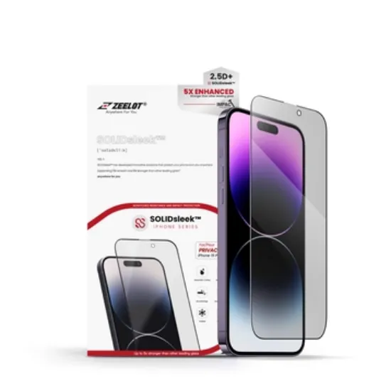 Ảnh của Cường lực Apple iPhone 15 series  Zeelot Solidleek - Chống nhìn trộm