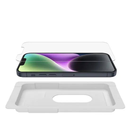 Ảnh của Cường lực Belkin kháng khuẩn - có khay dán iPhone 15 series 