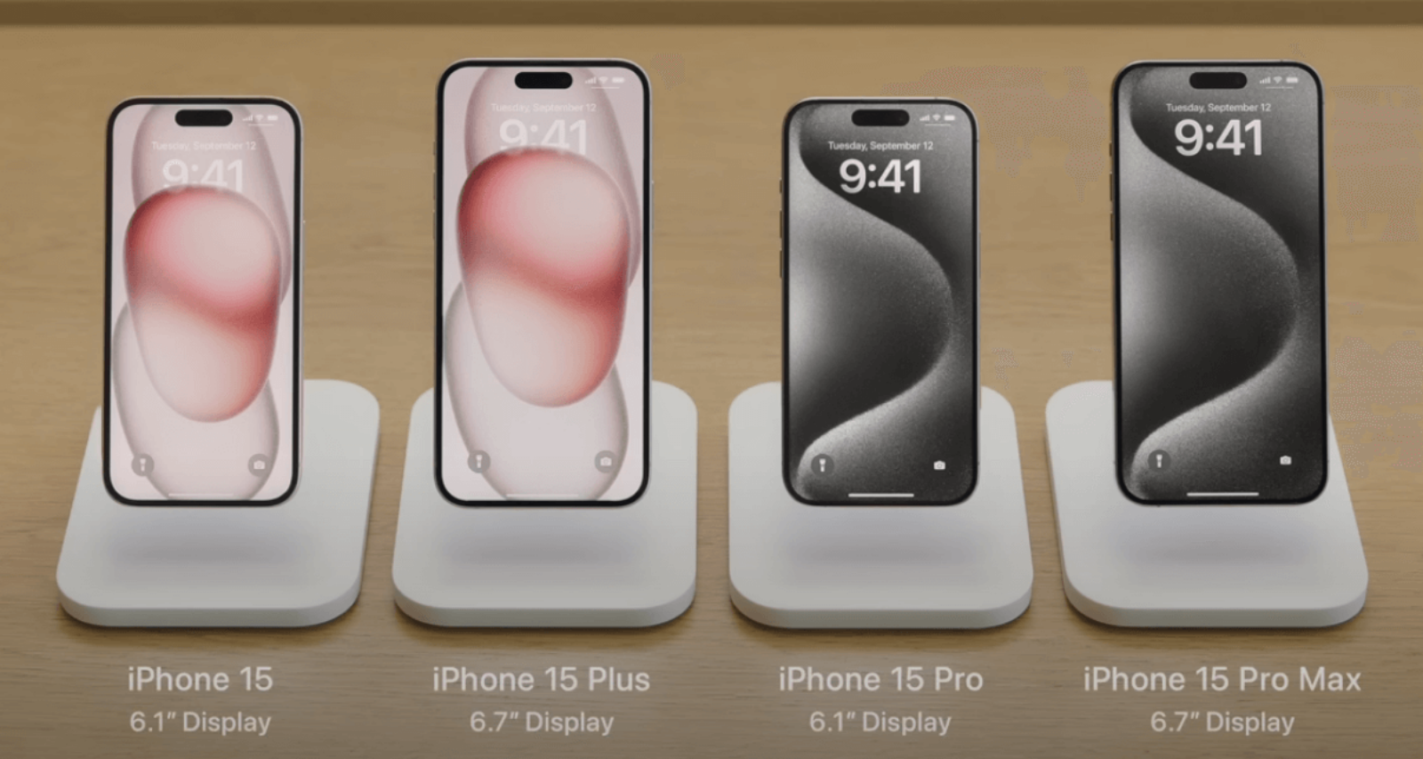 Hình ảnh cho danh mục Kích thước iPhone 15/Plus/Pro/ProMax bao nhiêu INCH?