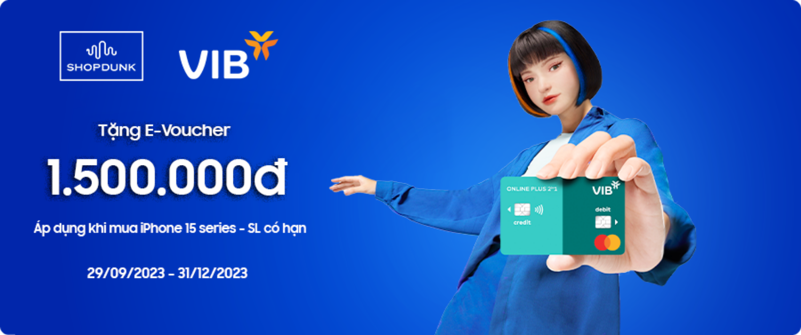Hình ảnh cho danh mục Ưu đãi mở thẻ VIB