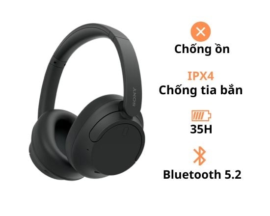 Ảnh của Tai nghe Bluetooth Chụp Tai Sony WH-CH720N