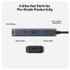 Ảnh của Cổng chuyển Hyperdrive next 4 utra-fast ports for pro-grade HD4001GL