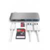 Ảnh của Cổng chuyển HyperDrive USB Type-C 5-in-1 Hub Charging Grey(HD21B)