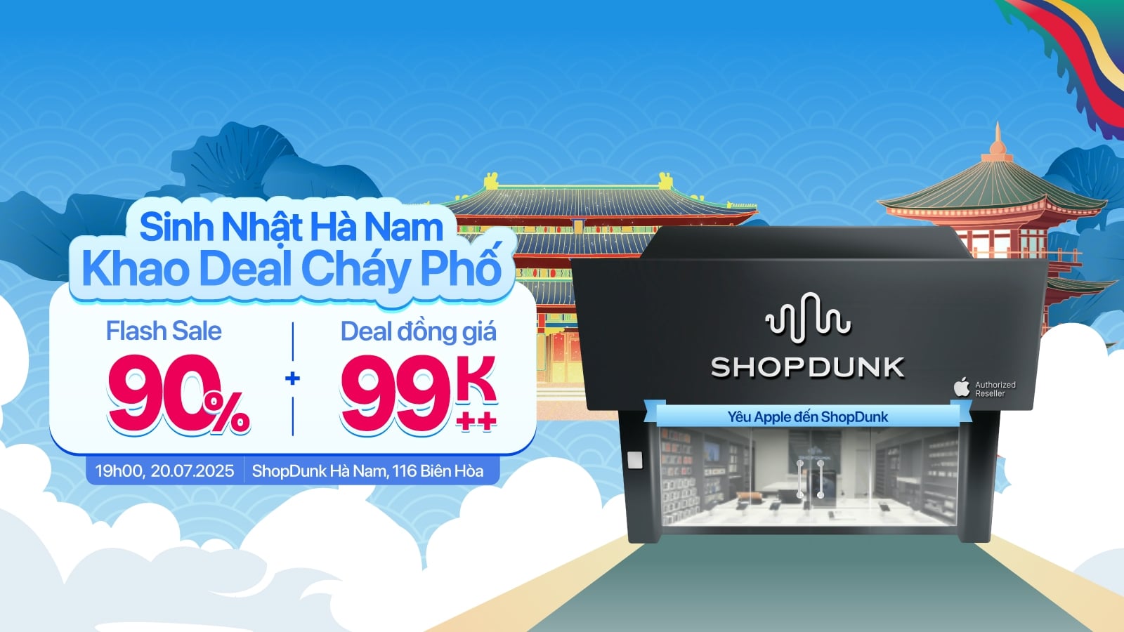 Hình ảnh cho danh mục SINH NHẬT SHOPDUNK HÀ NAM, TRI ÂN GIẢM KHỦNG TỚI 90%