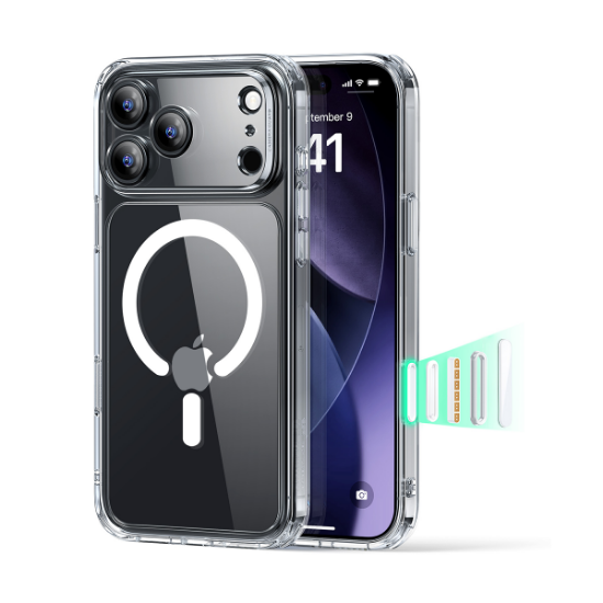 Ảnh của Ốp lưng Classic Hybrid Case HaloLock cho iPhone 17 ProMax 1A864 trong suốt ESR 