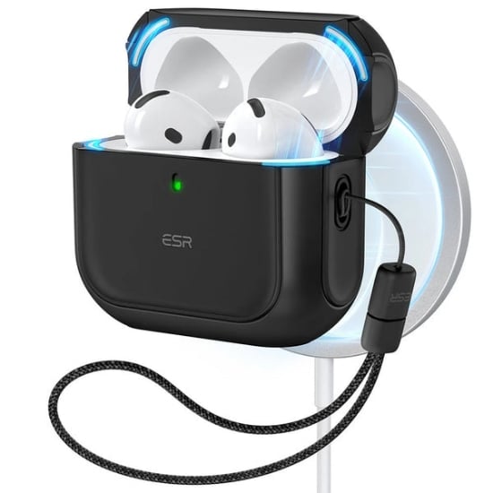 Ảnh của Ốp cho AirPods 4 2024 Orbit Hybrid series, màu đen ESR
