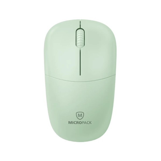 Ảnh của Chuột không dây MicroPack RF2.4G SILENT Wireless Mouse MP-712W - Green