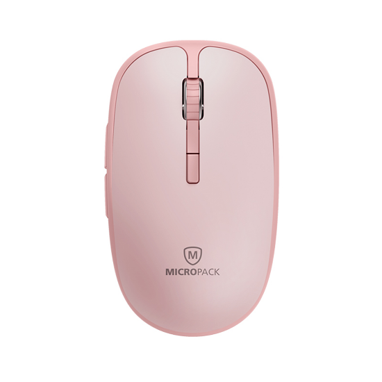 Ảnh của Chuột MicroPack SPEEDY SILENT 2 Bluetooth USB Dual Mode Wireless Mouse MP-729B - Pink