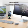 Ảnh của Chuột MicroPack Lifestyle Rechargeable 2.4G + Bluetooth Wireless Mouse ML-203W - Grey
