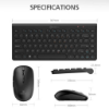 Ảnh của Bộ bàn phím chuột không dây MicroPack iFREE MINI 2 compact & elegant wireless combo KM-228W - Black