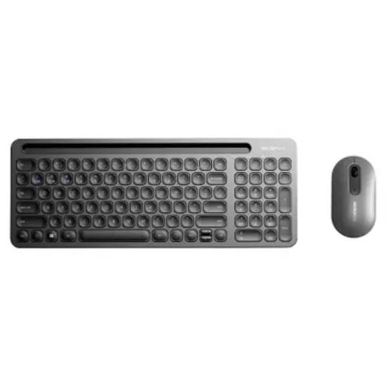 Ảnh của Bộ bàn phím chuột MicroPack Lifestyle 2.4G+Bluetooth Wireless Keyboard and Mouse Combo KM-238W - Grey