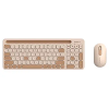 Ảnh của Bộ bàn phím chuột MicroPack Lifestyle 2.4G+Bluetooth Wireless Keyboard and Mouse Combo KM-238W - Cream