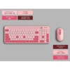 Ảnh của Bộ bàn phím chuột MicroPack Lifestyle 2.4G+Bluetooth Wireless Keyboard and Mouse Combo KM-238W - Plum