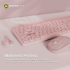 Ảnh của Bộ bàn phím chuột không dây MicroPack iFREE LITE 2 USB Wireless Mouse and Keyboard Combo KM-237W - Pink