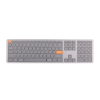 Ảnh của Bàn phím MicroPack Lifestyle 2.4G+Bluetooth Rechargeable Wireless Keyboard K-310W - Orange
