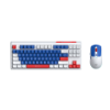 Ảnh của Bộ bàn phím chuột MicroPack Lifestyle 2.4G Rechargeable Wireless Keyboard and Mouse Combo KM-269W - Navy