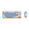 Ảnh của Bộ bàn phím chuột MicroPack Lifestyle 2.4G Rechargeable Wireless Keyboard and Mouse Combo KM-269W - Orange