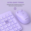 Ảnh của Bộ bàn phím chuột Micropack KM-268W 2.4G+Bluetooth Wirelesss Keyboard and Mouse Combo - Purple