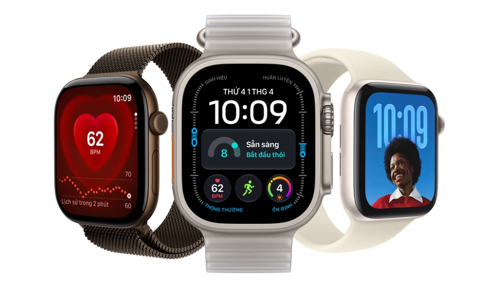 Hình ảnh cho danh mục Apple Watch Series 12 có mấy màu? Nên mua màu nào?