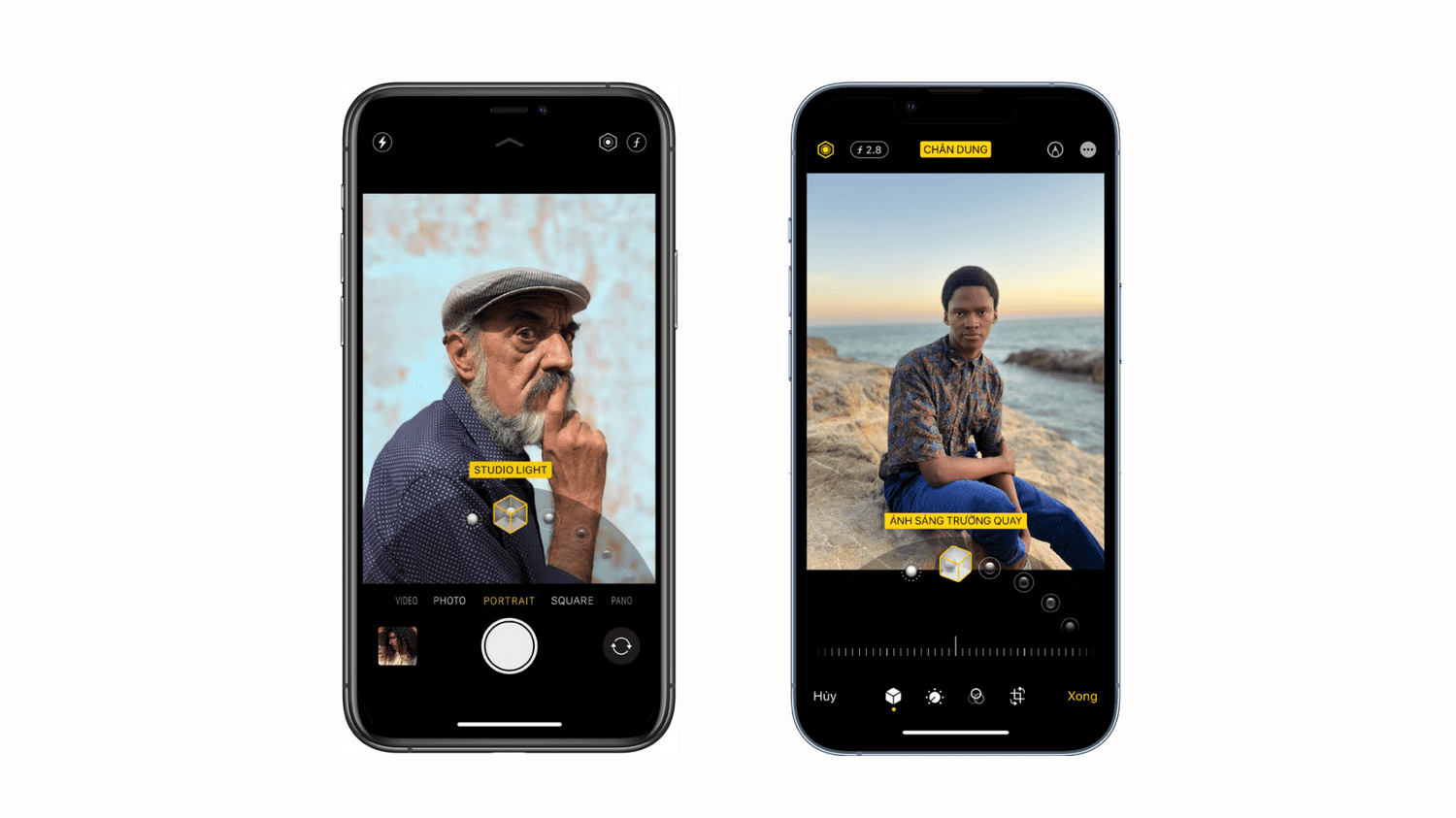 Chế độ Ánh sáng trường quay giúp iPhone 14 Pro Max chụp ảnh chân dung có chiều sâu và sáng hơn