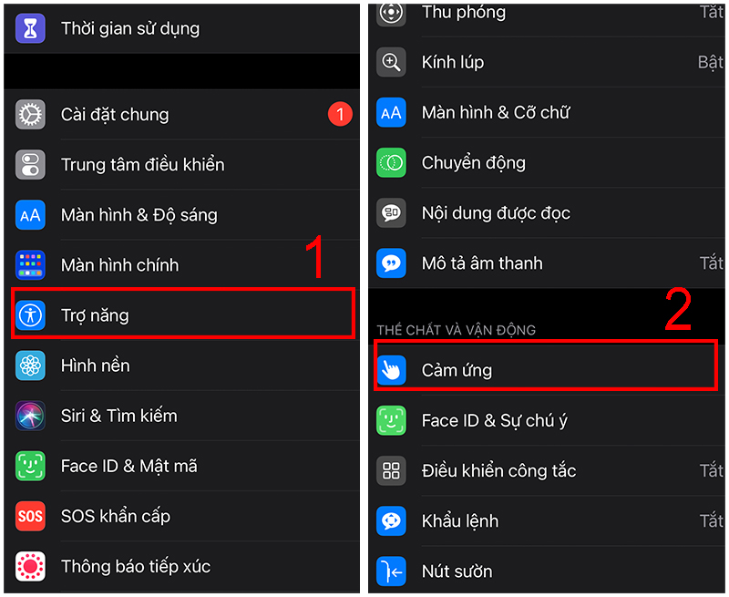 Đặt lại cài đặt
