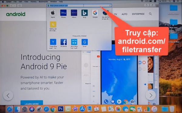Truy cập vào Android.com/Filetransfer Truy cập vào Android.com/Filetransfer