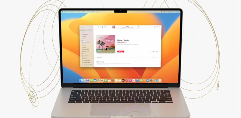 Âm thanh sống động, to rõ của Air M2 15 inch 16GB 256GB