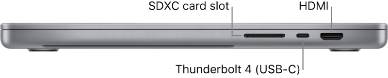 Các cổng kết nối khác ở MacBook Pro M2 16 inch 2023
