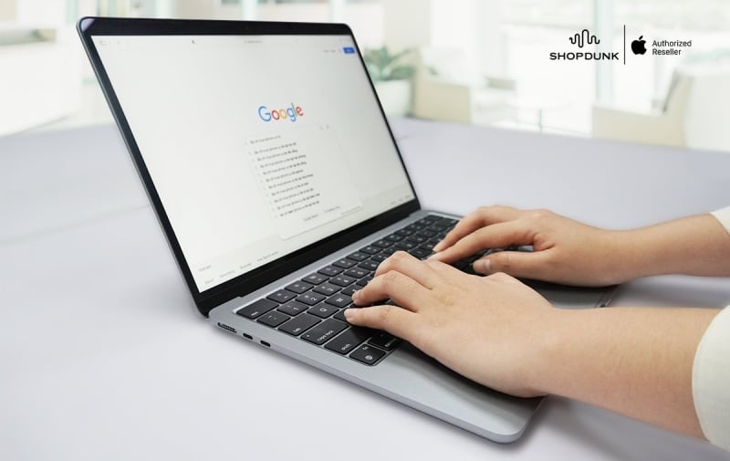 MacBook Air mang đến trải nghiệm gõ phím nhẹ nhàng, yên tĩnh