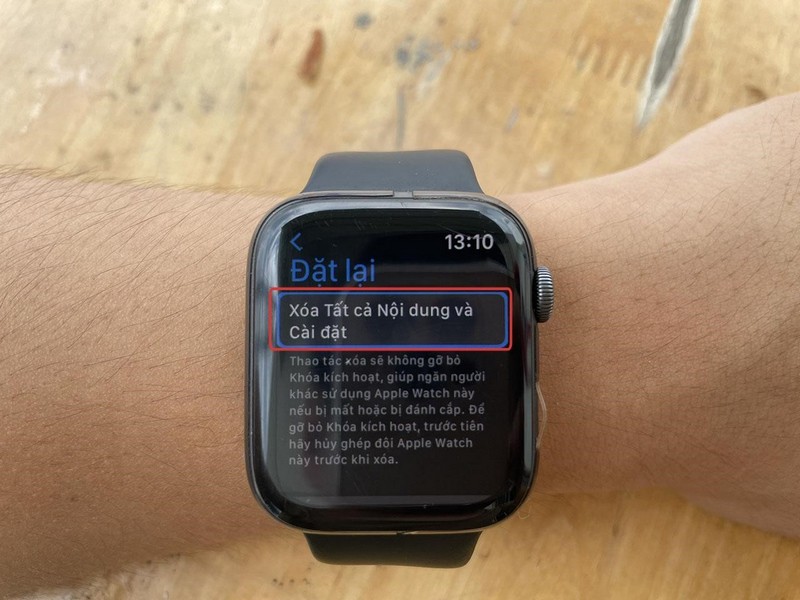 Reset Apple Watch