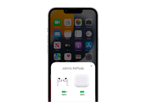 đảm bảo rằng AirPods 3 đã được sạc đầy