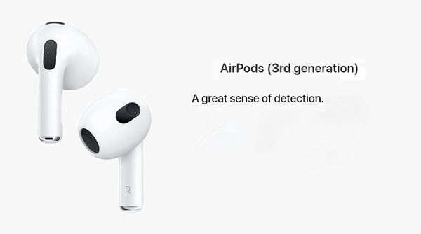 AirPods 3 được trang bị tính năng cảm biến da