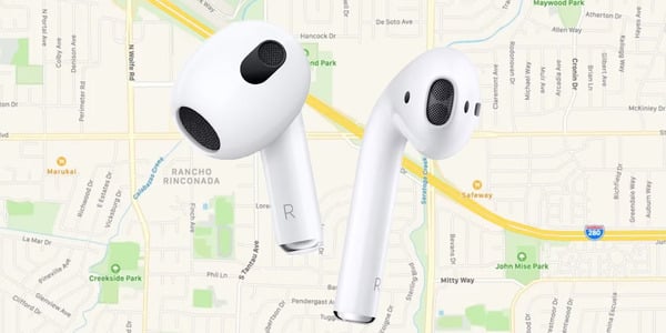 AirPods 3 còn có tính năng định vị khi thất lạc